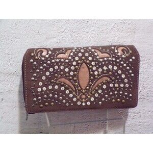 Montana West Wallet Brown Tri-Fold